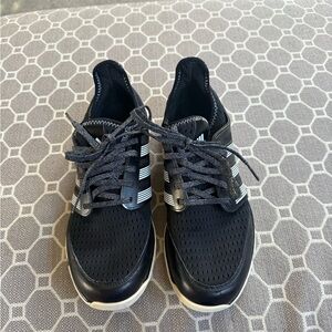 Adidas Black and White Golf Shoes Modern Design